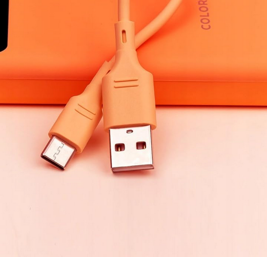 FOREVER Colorum Power Bank 10000 mAh Arancione - Batteria Portatile con USB-C e microUSB - Power Bank con Schermo LED