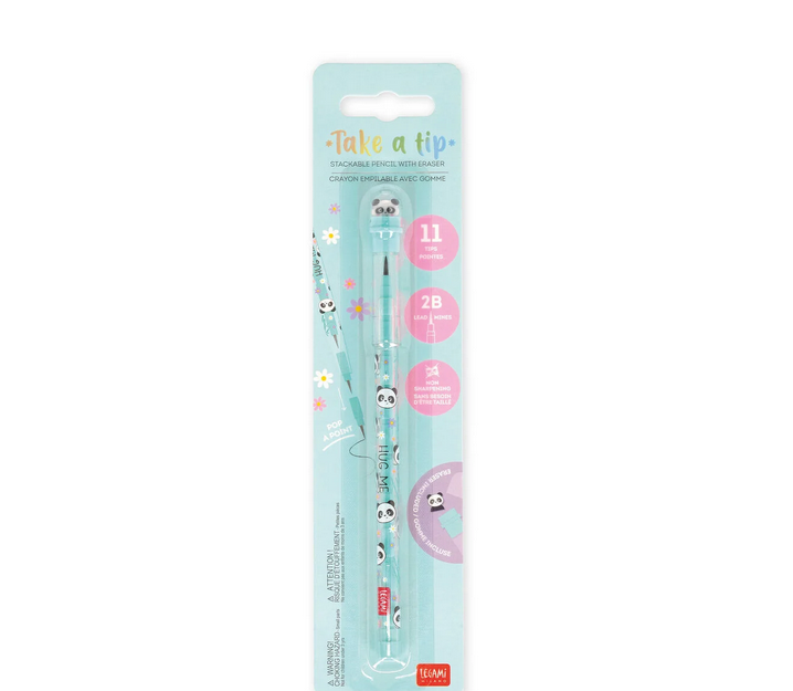 Matite Impilabili con Gomma Take A Tip