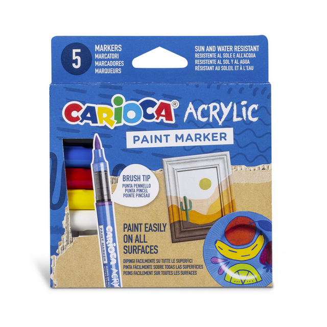 Marcatori Acrilici Paint Marker punta brush