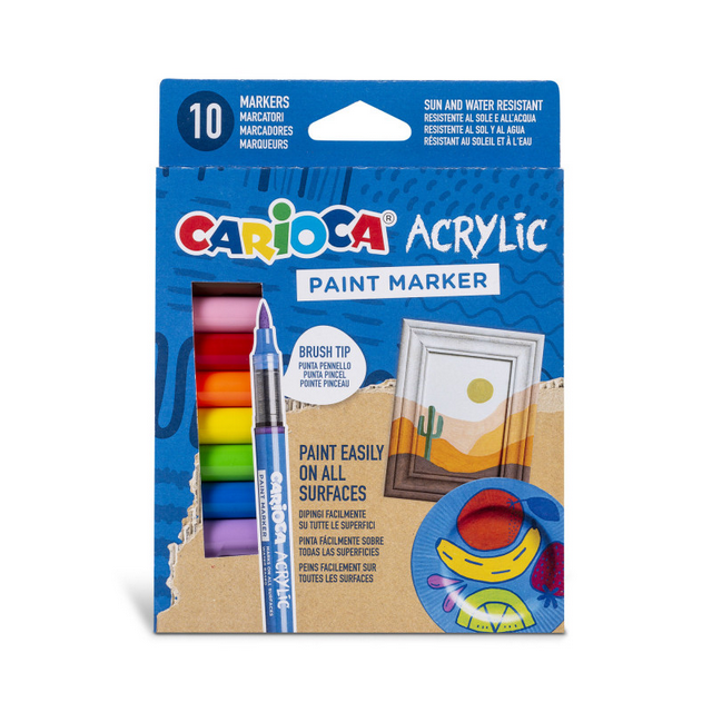 Marcatori Acrilici Paint Marker punta brush