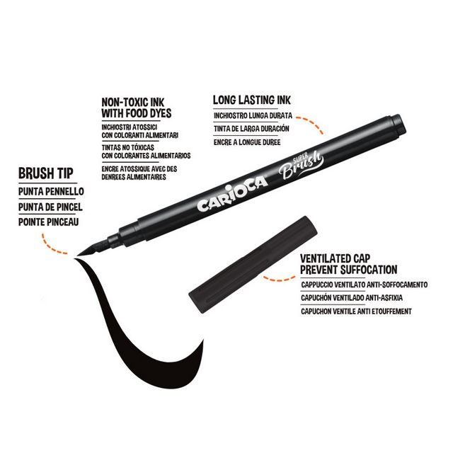 Pennarelli Super Brush carioca