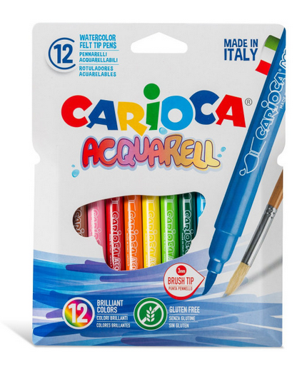 Pennarelli Acquerellabili Acquarell - 12 Pz