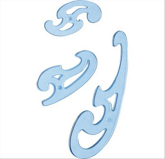 Arda 408533 Set Curvilinee, Confezione da 3 Pezzi