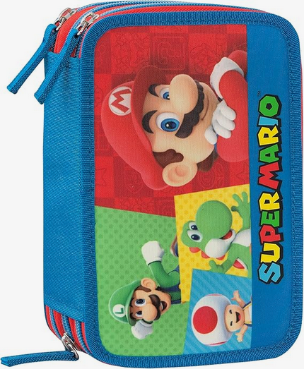 SUPER MARIO Astuccio 3 Scomparti Comix — Ufficiale Nintendo