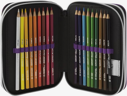 LYON GAMER - Astuccio 3 zip Scuola Ufficiale Lyon Gamer