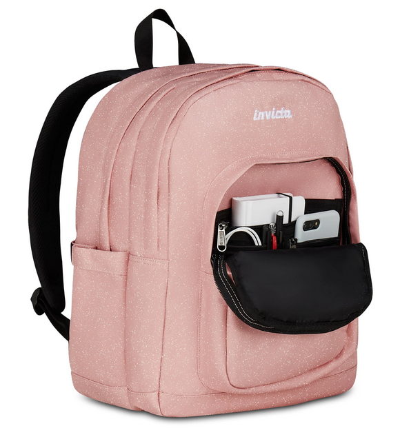 INVICTA Zaino Jelek Shine Glitter Sostenibile 34L - 3 Colori Disponibili