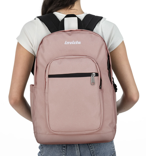 INVICTA Zaino Jelek Shine Glitter Sostenibile 34L - 3 Colori Disponibili