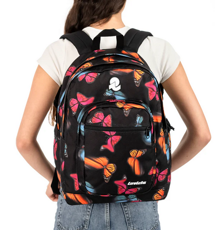 INVICTA Zaino Jelek Fantasy Sostenibile 34L - 9 Fantasie Disponibili