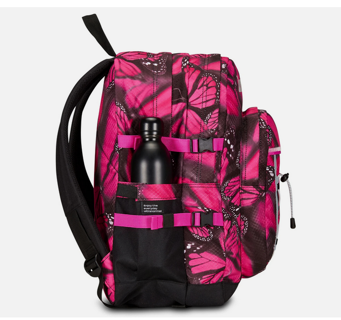 INVICTA Zaino Jelek GRS Fantasy Farfalle Sostenibile 34L