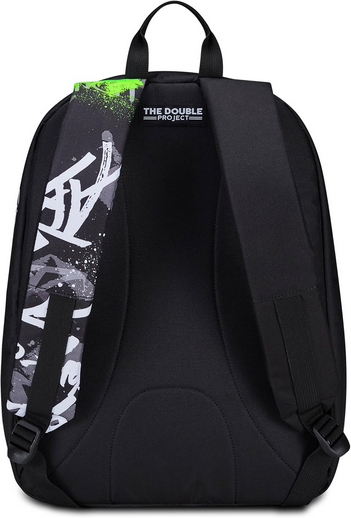 SEVEN Zaino Reversibile New Pockets The Double Nero Verde