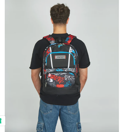 ZAINO Seven® ADVANCED POCKETS - HALF STREET - Zaino Scuola Capiente