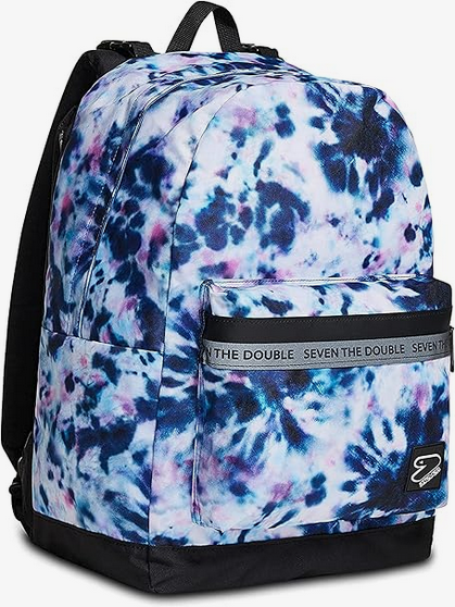 SEVEN Zaino Reversibile 2in1 The Double Violet Tie Dye Girl