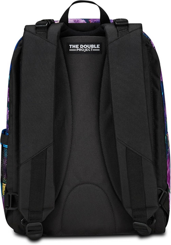 SEVEN Zaino Reversibile 2in1 Pockets The Double con Auricolari Wireless LED - Viola Fucsia Sostenibile