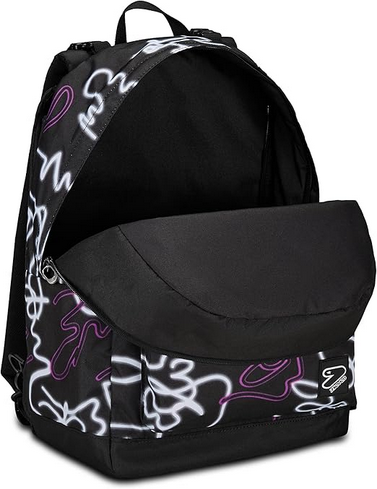 SEVEN Zaino Reversibile 2in1 The Double Nero Viola Girl