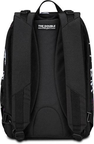 SEVEN Zaino Reversibile 2in1 The Double Nero Viola Girl