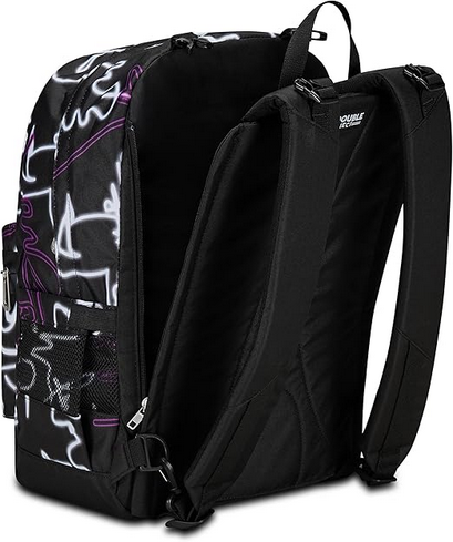 SEVEN Zaino Reversibile 2in1 The Double Nero Viola Girl