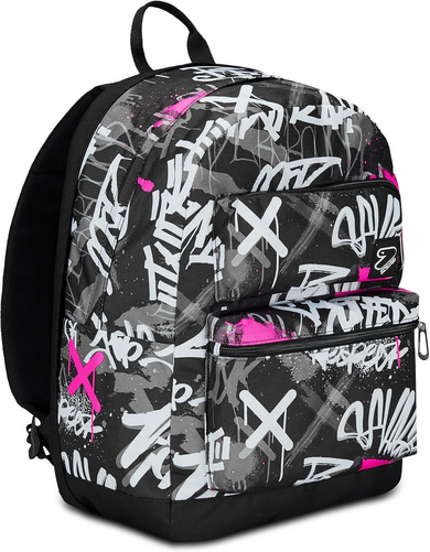 SEVEN Zaino Reversibile 2in1 Pockets The Double Nero Fucsia