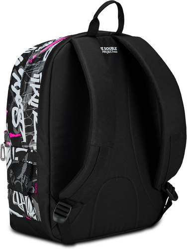 SEVEN Zaino Reversibile 2in1 Pockets The Double Nero Fucsia