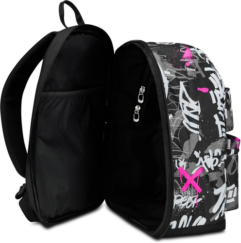 SEVEN Zaino Reversibile 2in1 Pockets The Double Nero Fucsia