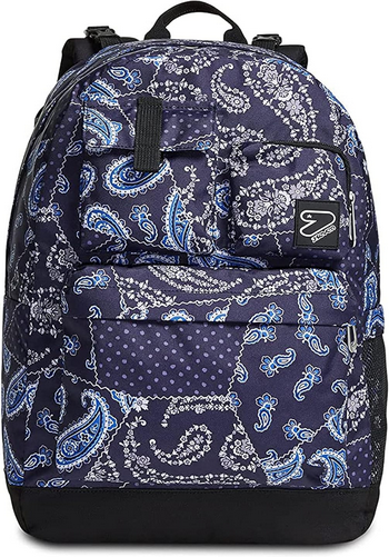 ZAINO Seven® REVERSIBILE POCKETS CON EARPHONES WIRELESS - THE DOUBLE BLUE CASHMERE