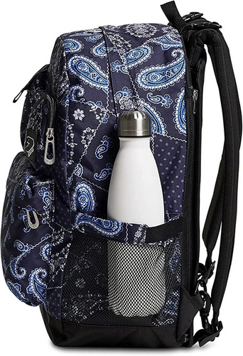 ZAINO Seven® REVERSIBILE POCKETS CON EARPHONES WIRELESS - THE DOUBLE BLUE CASHMERE