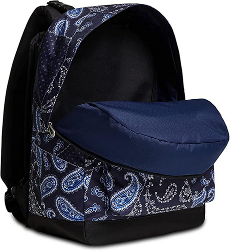 ZAINO Seven® REVERSIBILE POCKETS CON EARPHONES WIRELESS - THE DOUBLE BLUE CASHMERE