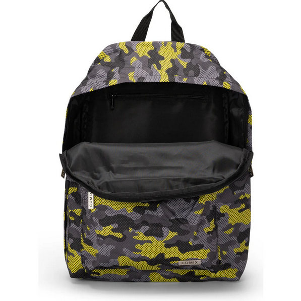 Zaino Americano COMIX Allover Nero Camo Unisex