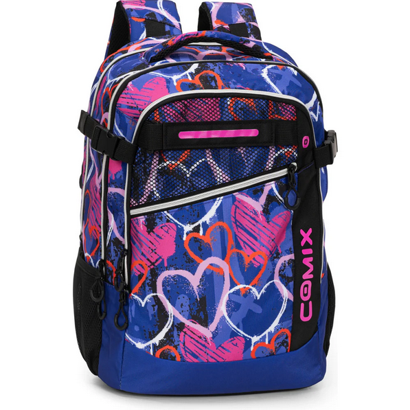 Zaino Organizzato COMIX WBS - 5 Fantasie Disponibili - Zaino Scuola