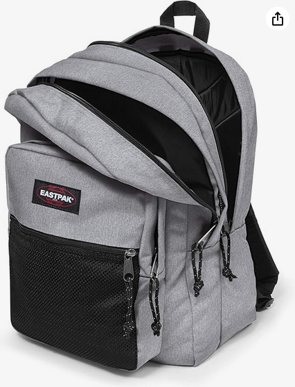 Zaino Eastpak Pinnacle Sunday Grey - Zaino Scuola Capiente Unisex - Garanzia 30 Anni