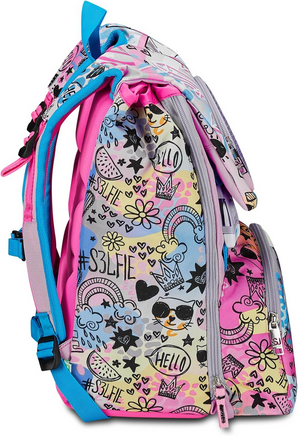 Zaino SJ Girl Colorjam - Zaino Scuola Femminile Colorato - Qualità Seven