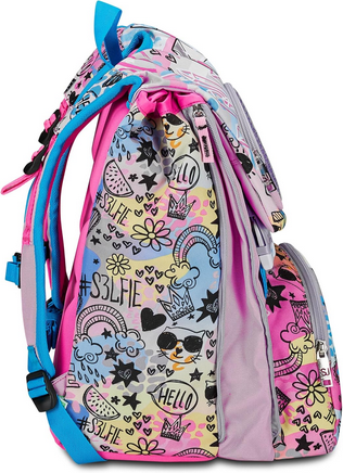 Zaino SJ Girl Colorjam - Zaino Scuola Femminile Colorato - Qualità Seven
