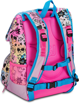 Zaino SJ Girl Colorjam - Zaino Scuola Femminile Colorato - Qualità Seven