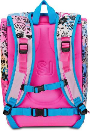 Zaino SJ Girl Colorjam - Zaino Scuola Femminile Colorato - Qualità Seven
