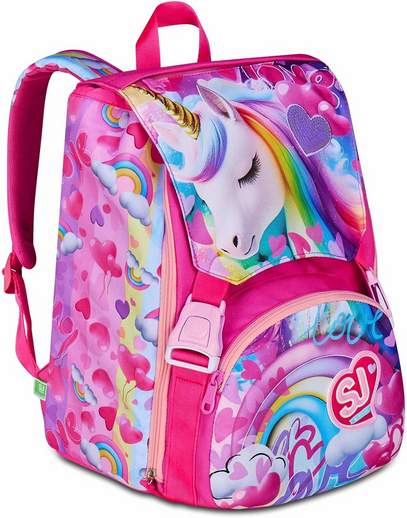 Zaino Scuola SJ Gang Flyunicorn Girl - Qualità Seven - In Offerta