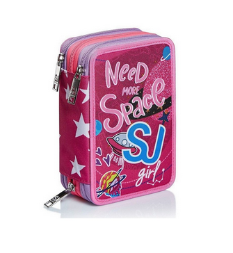 Zaino Sdoppiabile SJ Girl Ledtech + Astuccio 3 Zip Completo - Qualità Seven - In Offerta