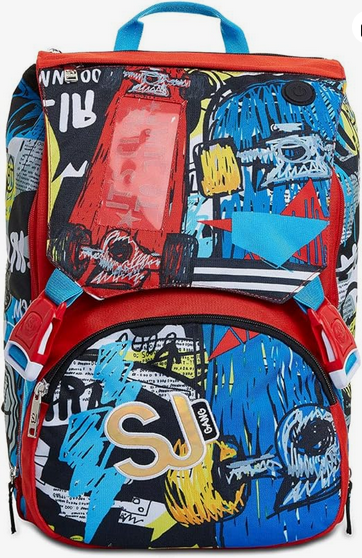 Zaino Estensibile Big SJ Gang Facce Boy - Qualità Seven - In Offerta