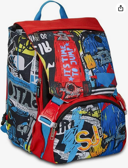 Zaino Estensibile Big SJ Gang Facce Boy - Qualità Seven - In Offerta