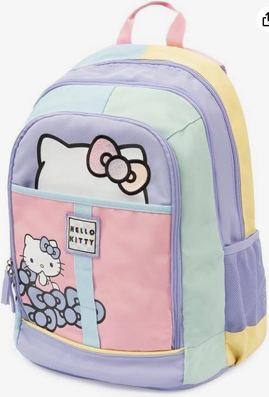 Zaino Scuola Hello Kitty 3 Scomparti Giochi Preziosi - 24L - Elementari e Medie - In Offerta