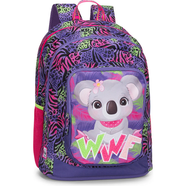 Zaino Organizzato Wwf Viola Koala Franco Cosimo Panini