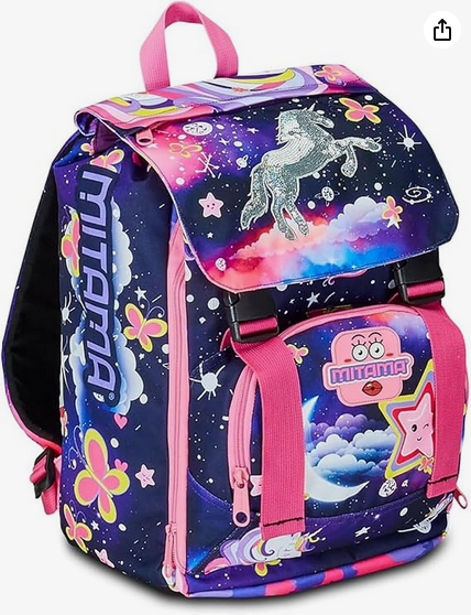Mitama Zaino Estensibile Magic Pink con Tasca frontale