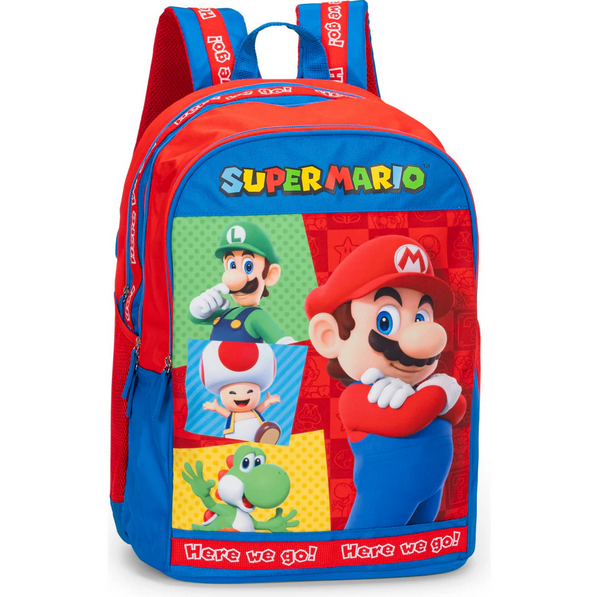 Zaino Organizzato Super Mario Rosso/Blu Franco Cosimo Panini