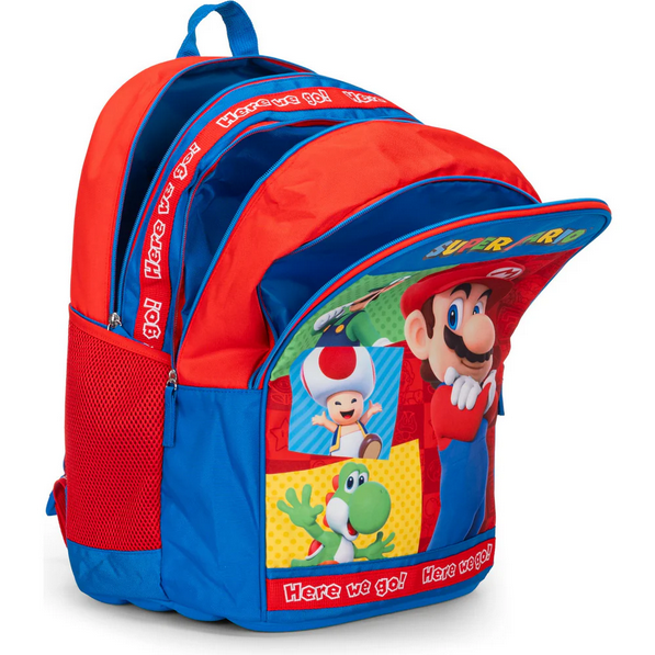 Zaino Organizzato Super Mario Rosso/Blu Franco Cosimo Panini