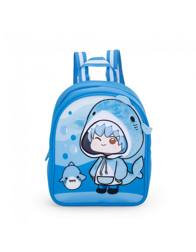 Mini Zaino Asilo So Kawaii Sharky Blu – Morbido & Trendy