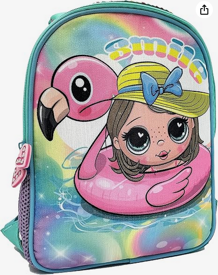 Zaino Asilo Spinny Unicorno Girl Mitama – 2 Grafiche Reversibili