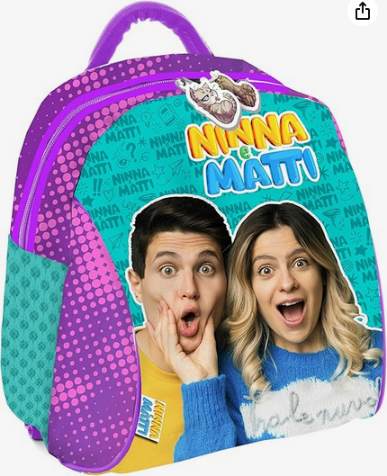 NINNA e MATTI Zaino Asilo per Bambini, 27 x 22 x 10 cm Maricart