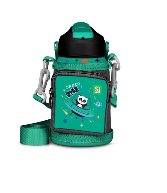 Borraccia Termica Seven SJ Boy 350ml Panda UFO con Portaborraccia