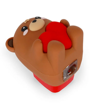 Temperino Luminoso con Contenitore - Teddy Bear - Sharpening is Magic - Legami San Valentino