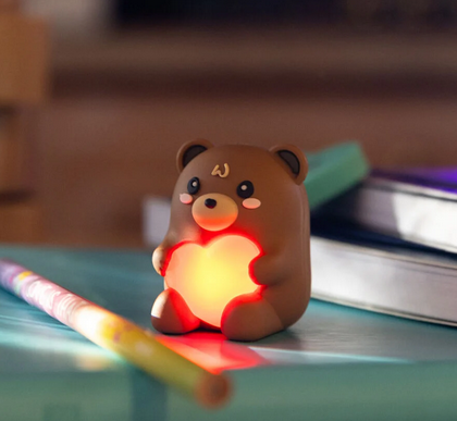 Temperino Luminoso con Contenitore - Teddy Bear - Sharpening is Magic - Legami San Valentino