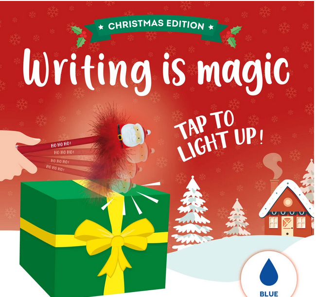 Penna a Sfera Luminosa - Penguin - Writing is Magic