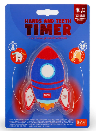 Timer 2 in 1 per lavare mani e denti Legami Hands and Teeth Timer